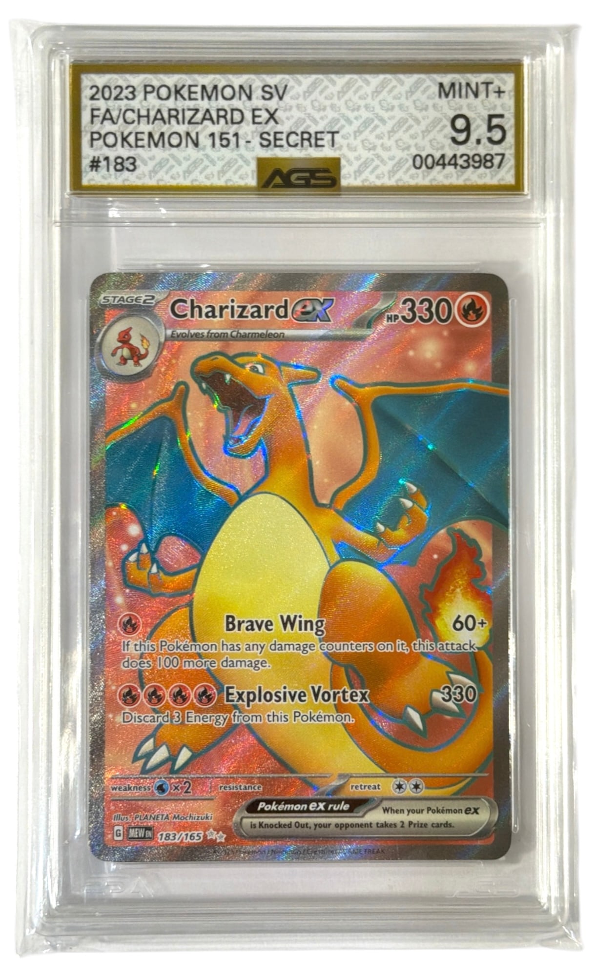 2023 Charizard | Pokemon SV | No. 183 | Graded 9.5 (1 of 2)