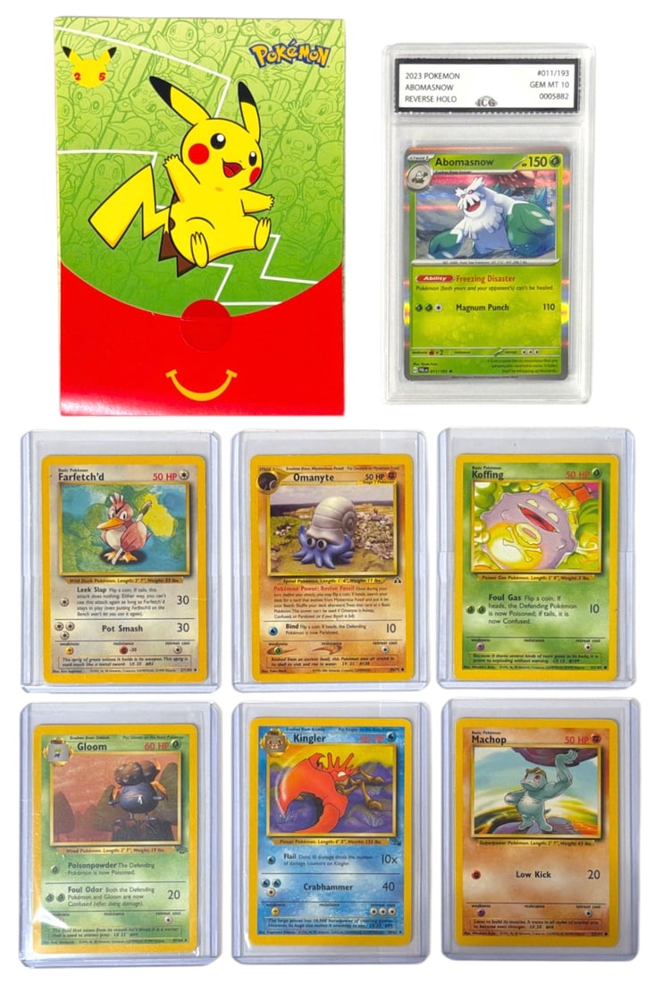 Graded Pokemon Trading Card and Trading Card Collection: AUTHENTICATION HAS NOT BEEN PERFORMED TO GUARANTEE VERIFICATION | All purchases are made at the buyers discretion