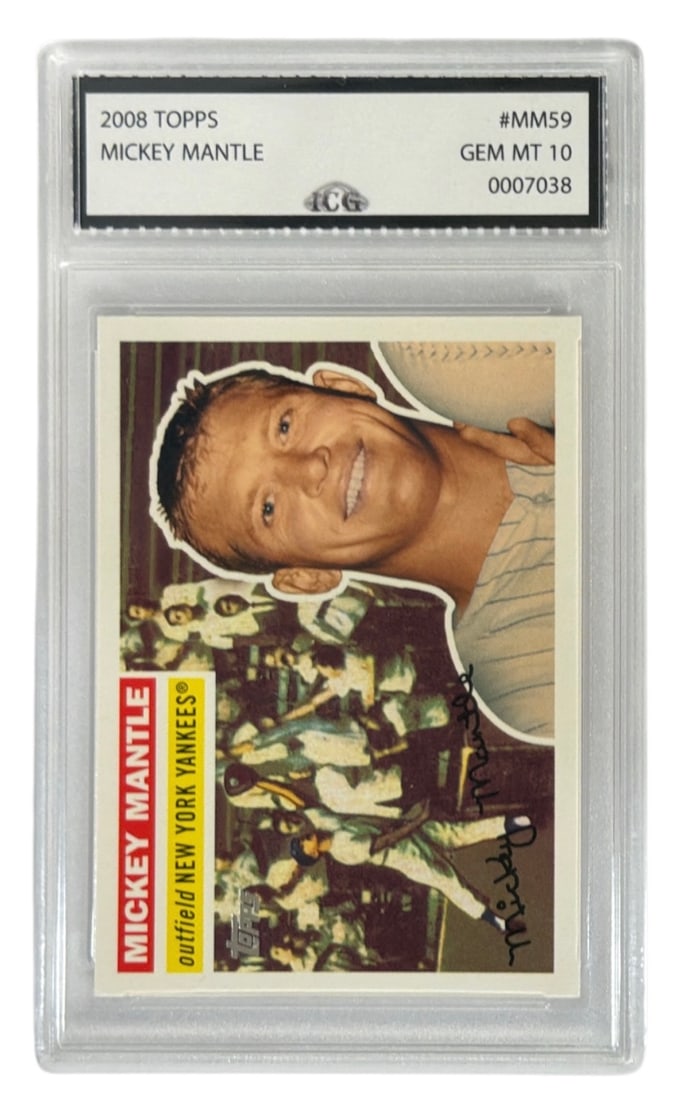 2008 Topps Mickey Mantle | No. MM59 | Graded 10 (1 of 2)