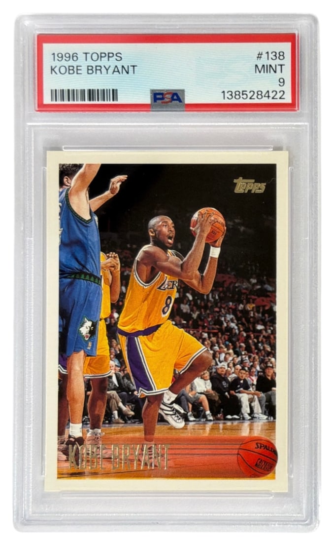 1996 Topps Kobe Bryant | No. 138 | Graded 9: 1996 Topps Kobe Bryant | No. 138 | Graded 9