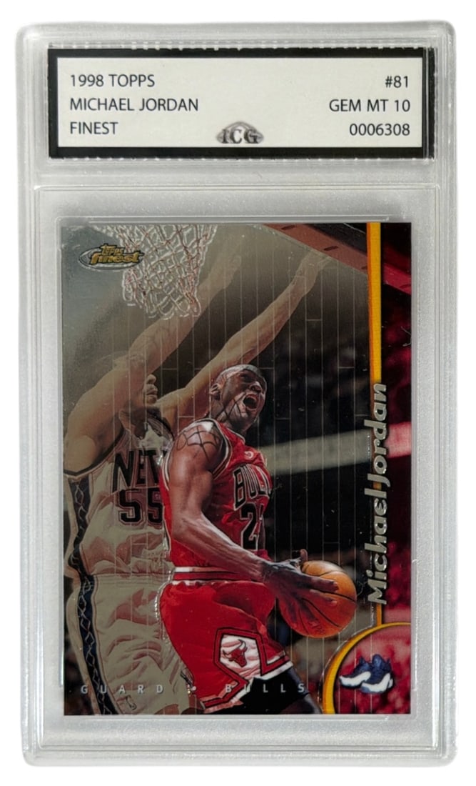 1998 Topps Michael Jordan | No. 81 | Graded 10: 1998 Topps Michael Jordan | No. 81 | Graded 10