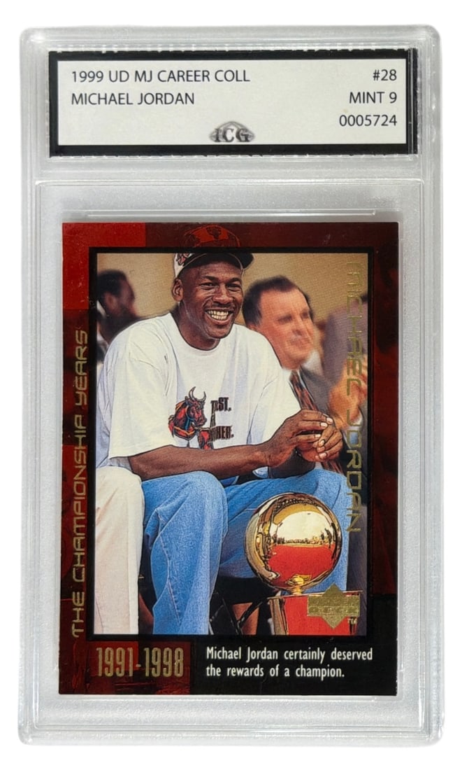 1999 Michael Jordan Trading Card | No. 28 | Graded 9: 1999 Michael Jordan Trading Card | No. 28 | Graded 9