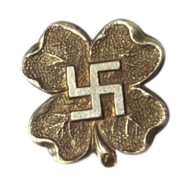 WWII German Clover Pin: WWII German Clover Pin