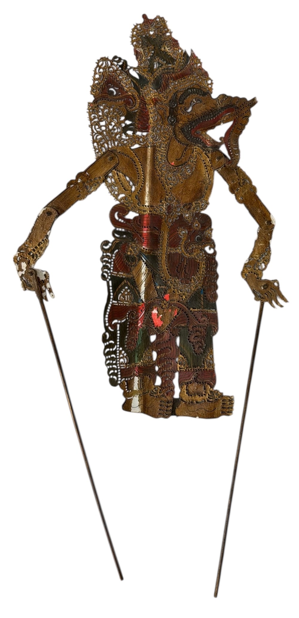 Traditional Indonesian Wayang Kulit Shadow Puppet: Traditional Indonesian Wayang Kulit Shadow Puppet