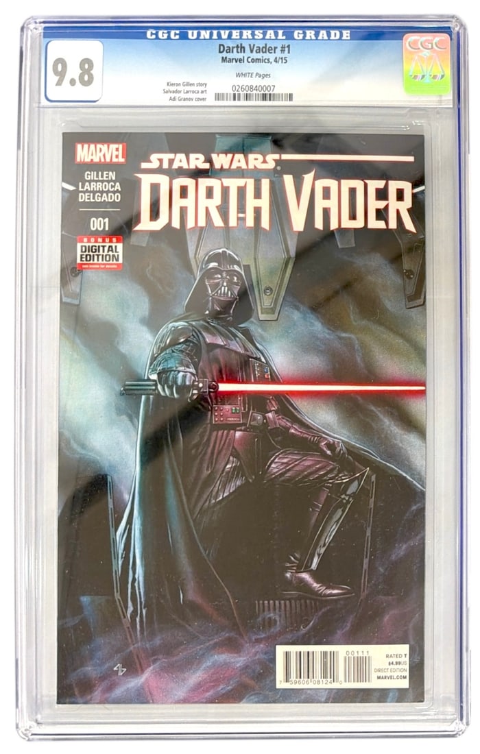 Marvel Comics Darth Vader | No. 1 | Graded 9.8: Marvel Comics Darth Vader | No. 1 | Graded 9.8