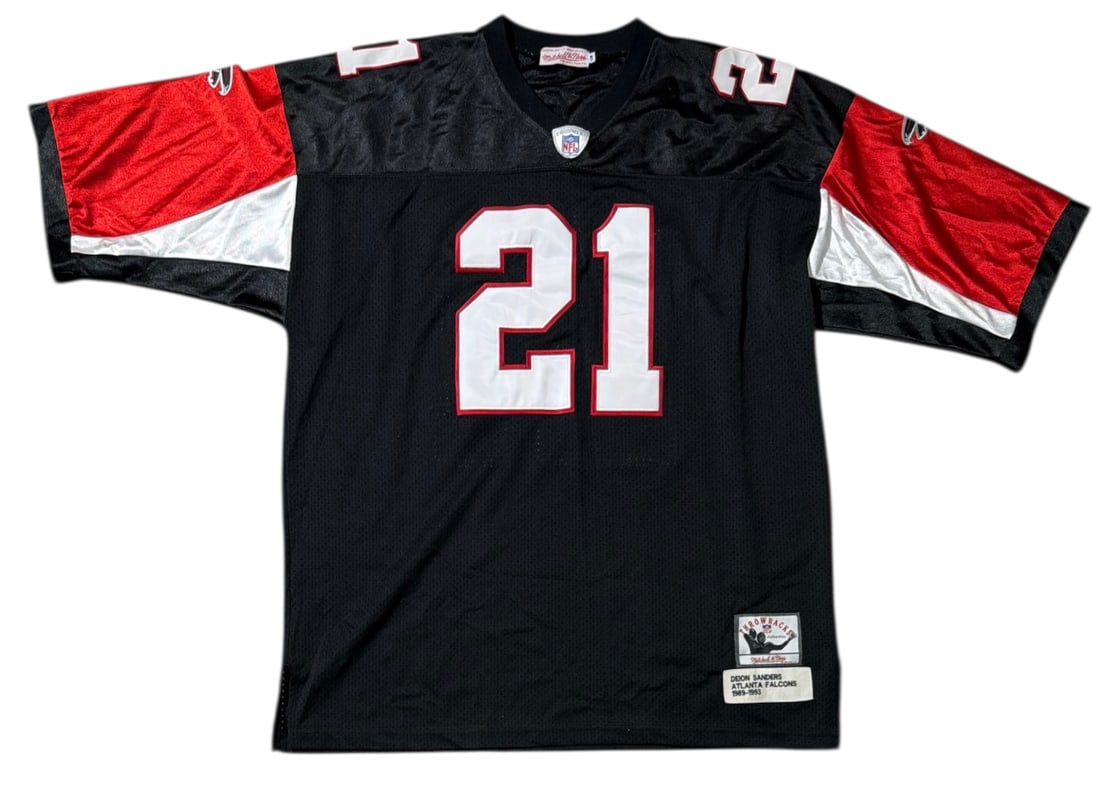 Mitchell & Ness | Atlanta Falcons | Deion Sanders Throwback Jersey: Mitchell & Ness | Atlanta Falcons | Deion Sanders Throwback Jersey