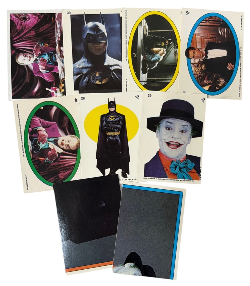 1989 Topps Batman The Movie Sticker Card Collection (1 of 1)