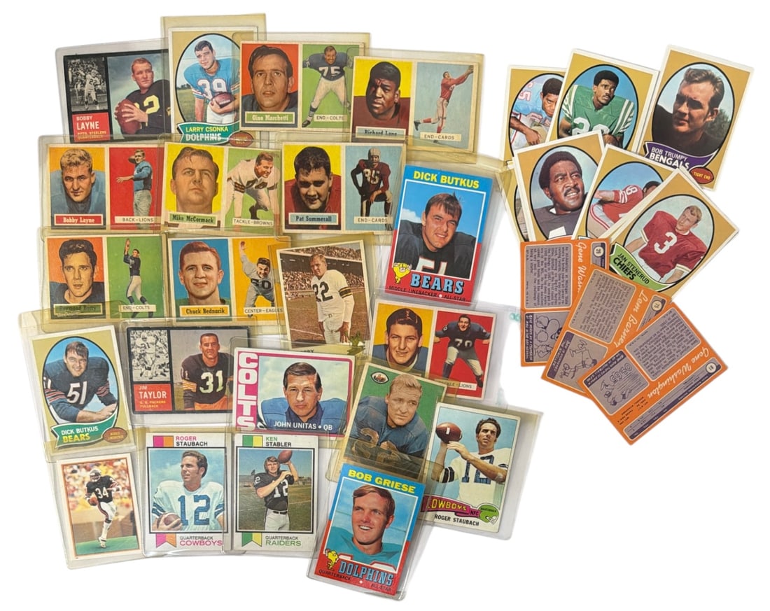 Vintage Baseball Trading Card Collection: AUTHENTICATION HAS NOT BEEN PERFORMED TO GUARANTEE VERIFICATION | All purchases are made at the buyers discretion