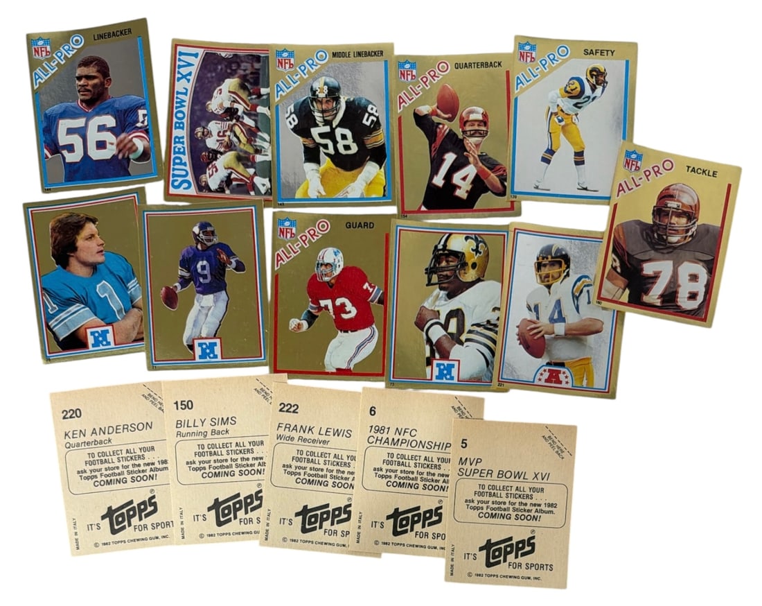 Football Trading Card Collection: AUTHENTICATION HAS NOT BEEN PERFORMED TO GUARANTEE VERIFICATION | All purchases are made at the buyers discretion