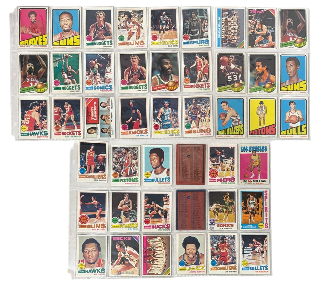 Vintage Basketball Trading Card Collection: AUTHENTICATION HAS NOT BEEN PERFORMED TO GUARANTEE VERIFICATION | All purchases are made at the buyers discretion