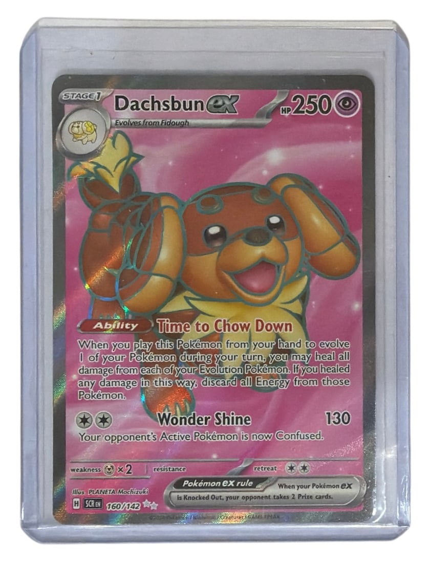 2024 Pokemon Dachshund EX Trading Card Form The Stellar Crown | No. 160 (1 of 2)