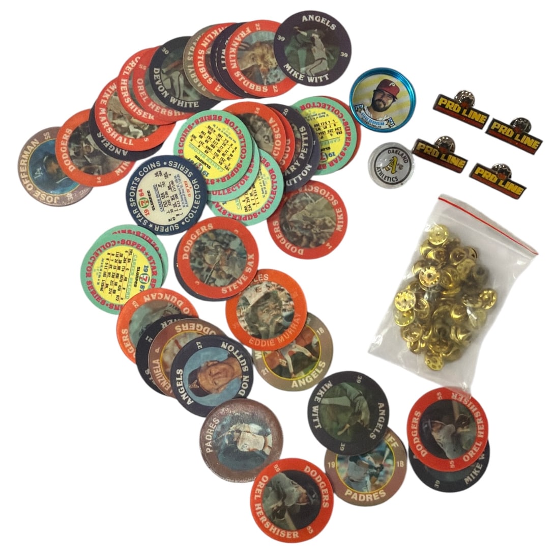 7 Eleven Slurpee Super Star Sports Coin and Pin Collection: 7 Eleven Slurpee Super Star Sports Coin and Pin Collection