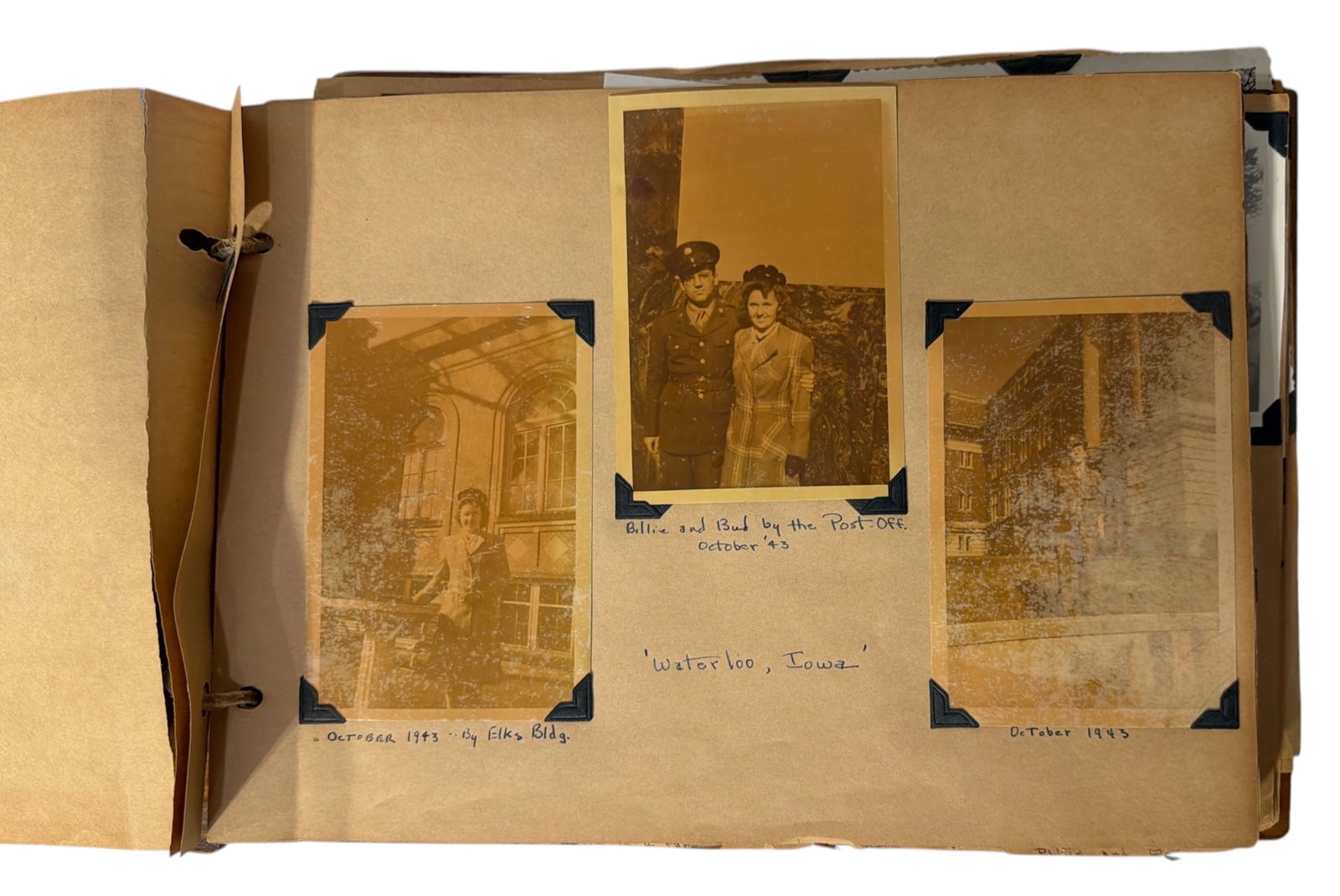 Vintage Photo Album with Photos: Vintage Photo Album with Photos