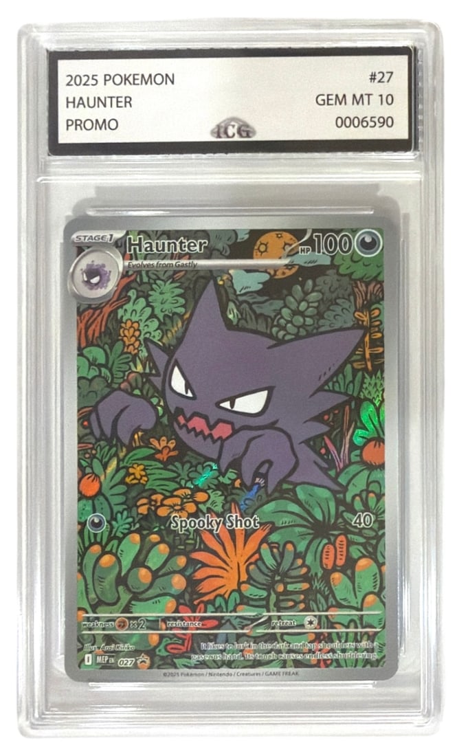 2025 Pokemon PROMO Haunter | No. 27 | Graded 10: 2025 Pokemon PROMO Haunter | No. 27 | Graded 10