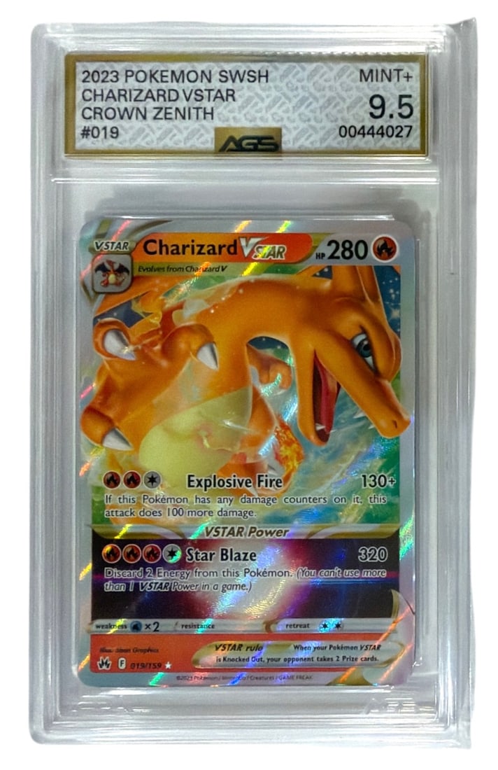 2023 Pokemon Crown Zenith Charizard V Star | No. 19 | Graded 9.5: 2023 Pokemon Crown Zenith Charizard V Star | No. 19 | Graded 9.5