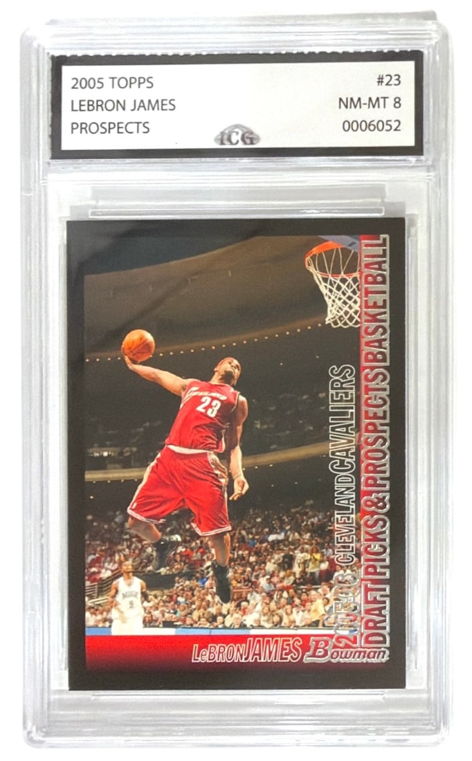 2005 Topps Prospects Lebron James | No. 23 | Graded 8: 2005 Topps Prospects Lebron James | No. 23 | Graded 8