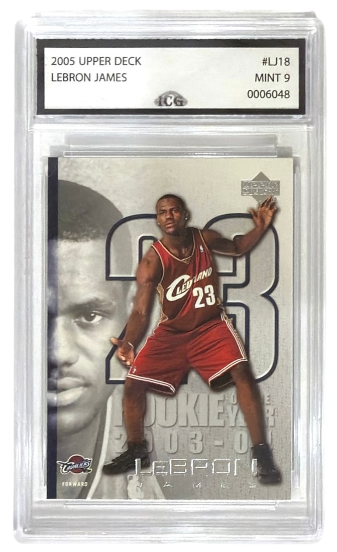 2005 Upper Deck Lebron James | No. LJ18 | Graded 9 (1 of 2)