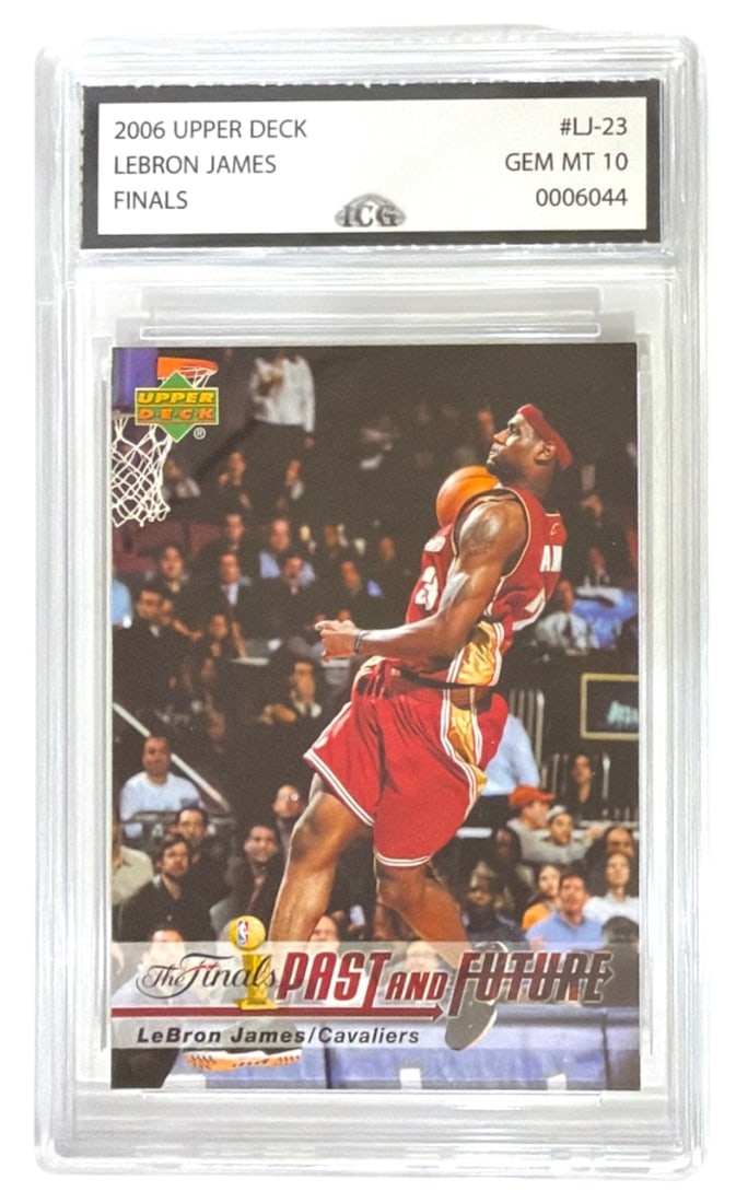 2006 Upper Deck Finals Lebron James | No. LJ 23 | Graded 10 (1 of 2)