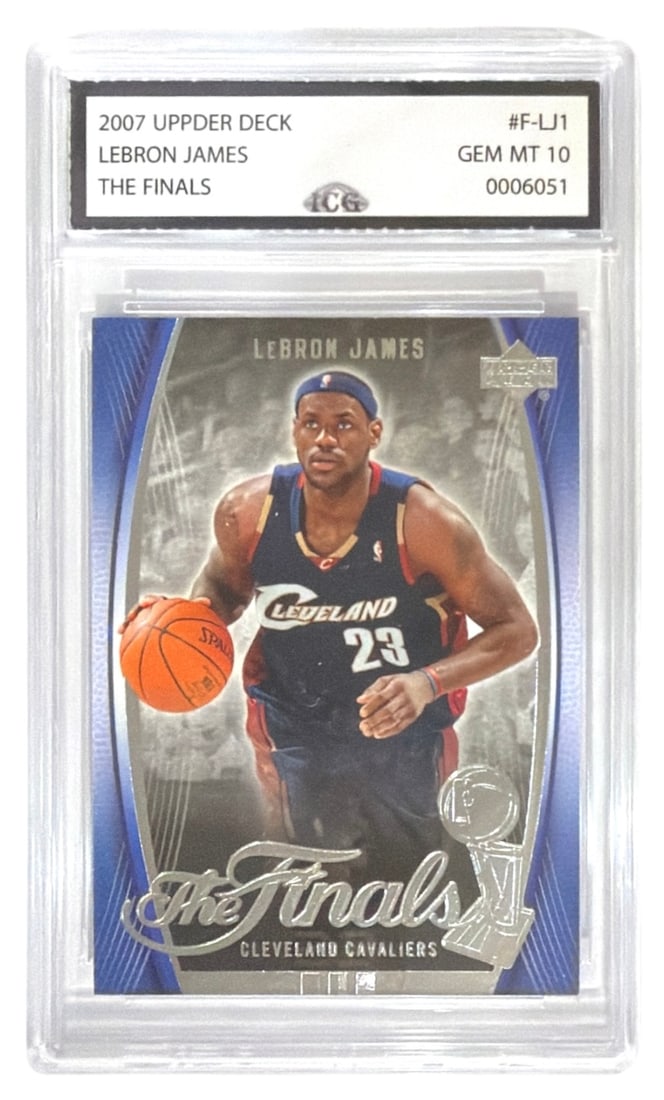2007 Upper Deck The Finals | Lebron James | No. F LJ1 | Graded 10 (1 of 2)