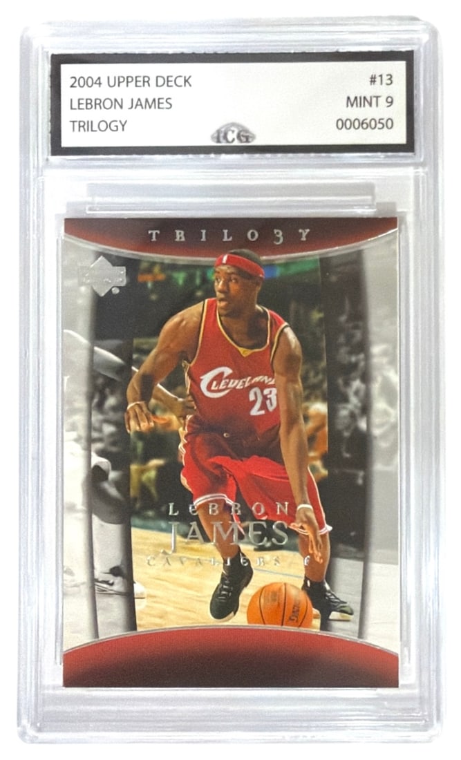2004 Upper Deck Trilogy Lebron James | No. 13 | Graded 9: 2004 Upper Deck Trilogy Lebron James | No. 13 | Graded 9