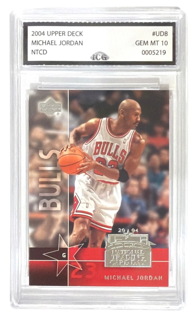 2004 Upper Deck National Trading Card Day Michael Jordan | No. UD8 | Graded 10: 2004 Upper Deck National Trading Card Day Michael Jordan | No. UD8 | Graded 10
