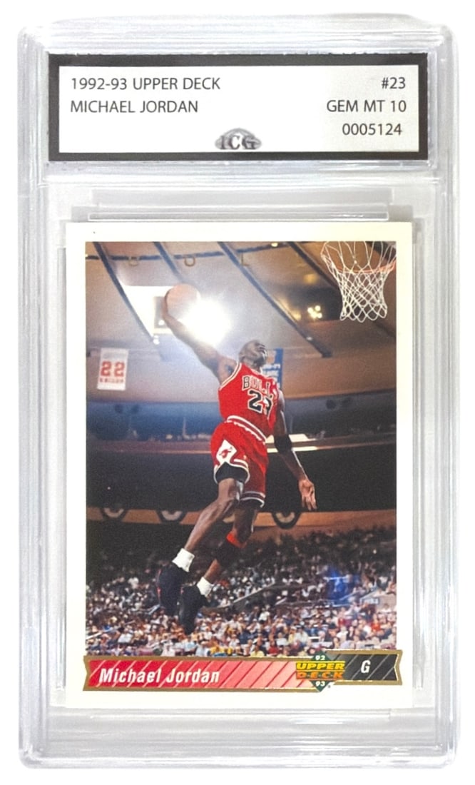 1992 to 93 Upper Deck Michael Jordan | No. 23 | Graded 10 (1 of 2)