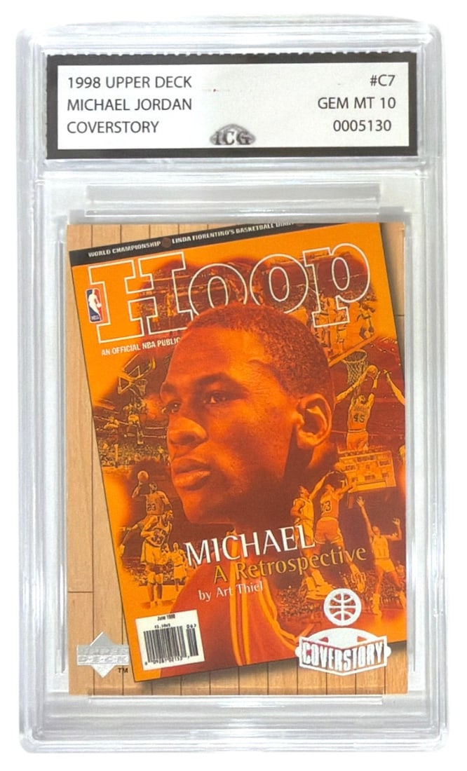 1998 Upper Deck Cover Story Michael Jordan | No. C7 | Graded 10: 1998 Upper Deck Cover Story Michael Jordan | No. C7 | Graded 10