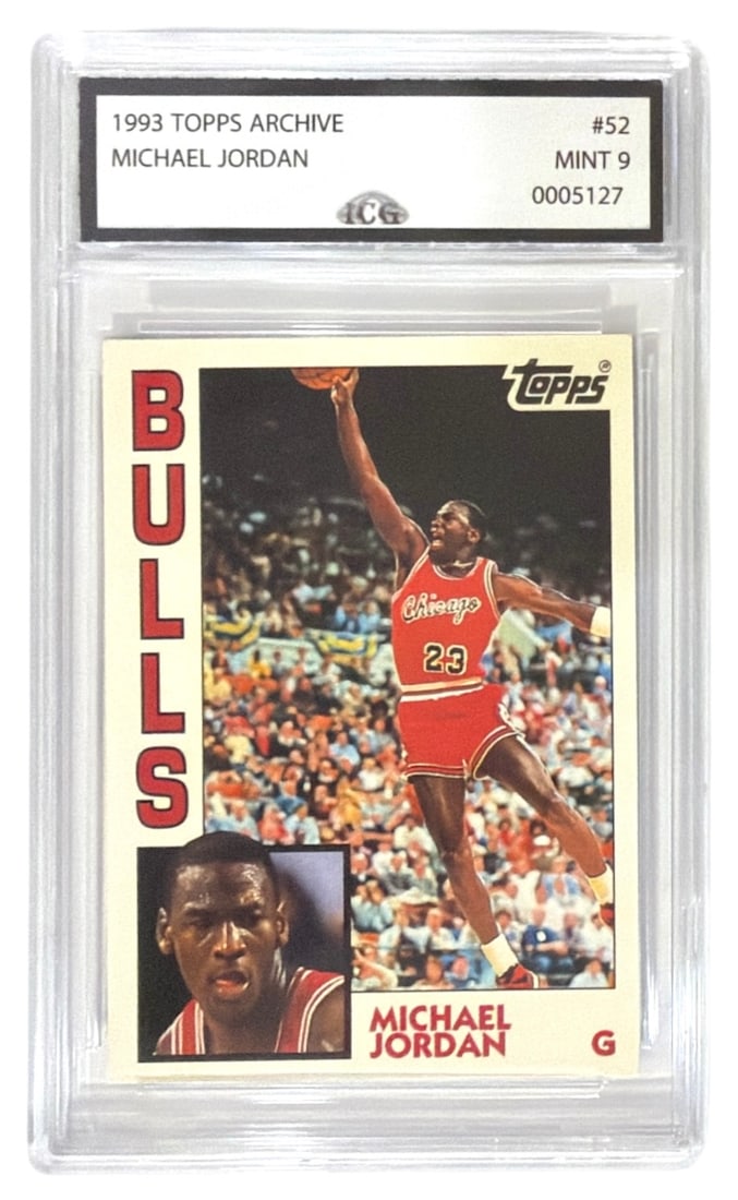 1993 Topps Archive Michael Jordan | No. 52 | Graded 9: 1993 Topps Archive Michael Jordan | No. 52 | Graded 9
