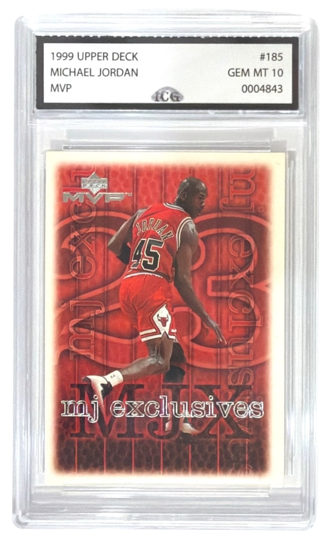 1999 Upper Deck MVP MIchael Jordan | No. 185 | Graded 10: 1999 Upper Deck MVP MIchael Jordan | No. 185 | Graded 10