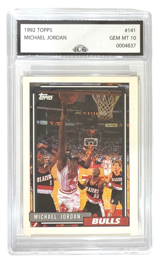 1992 Topps Michael Jordan | No. 141 | Graded 10: 1992 Topps Michael Jordan | No. 141 | Graded 10