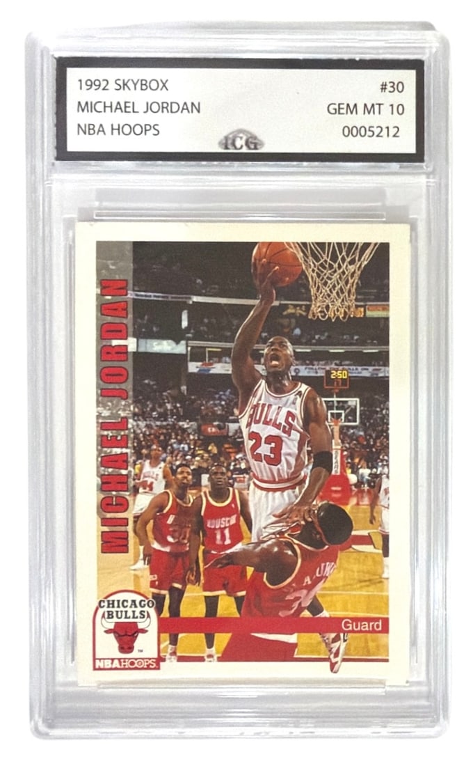 1992 Skybox NBA Hoops Michael Jordan | No. 30 | Graded 10: 1992 Skybox NBA Hoops Michael Jordan | No. 30 | Graded 10