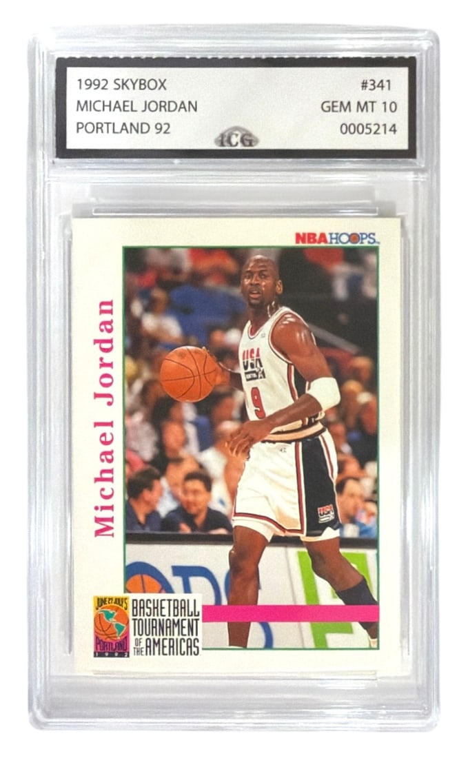 1992 Skybox Portland Michael Jordan | No. 341 | Graded 10: 1992 Skybox Portland Michael Jordan | No. 341 | Graded 10
