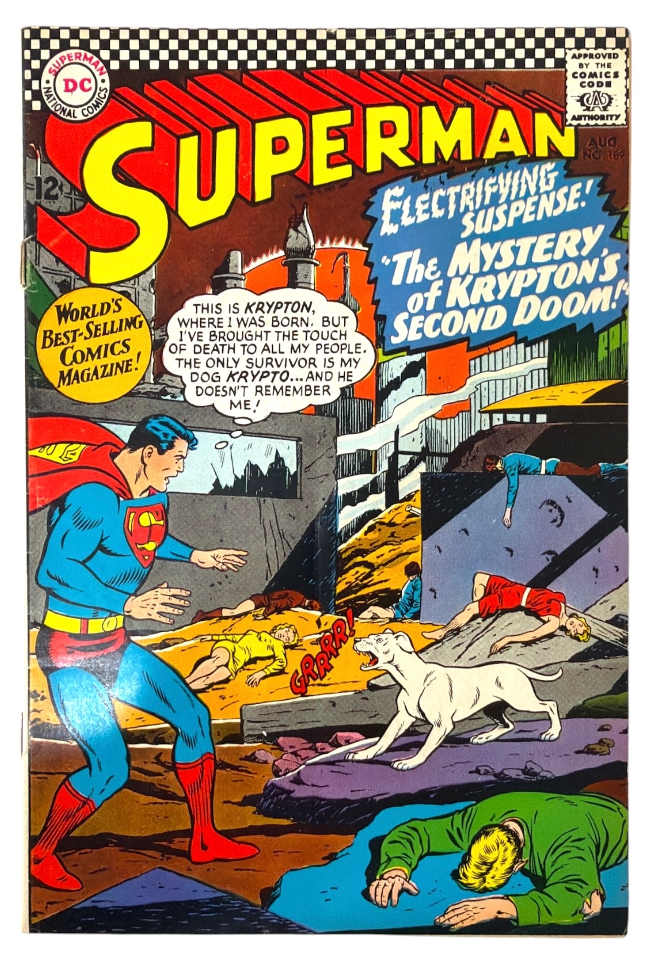 Vintage DCs Superman Comic Book | No. 189 (1 of 3)