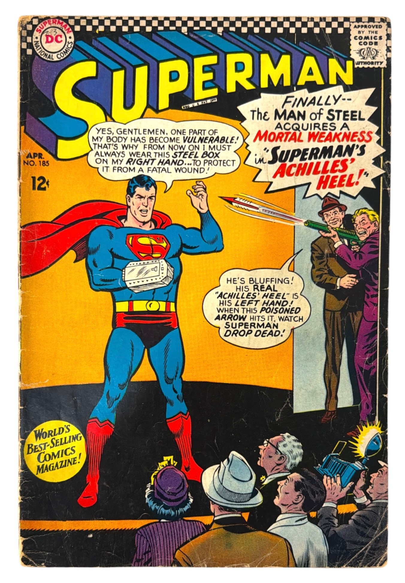 Vintage DCs Superman Comic Book | No. 185 (1 of 3)