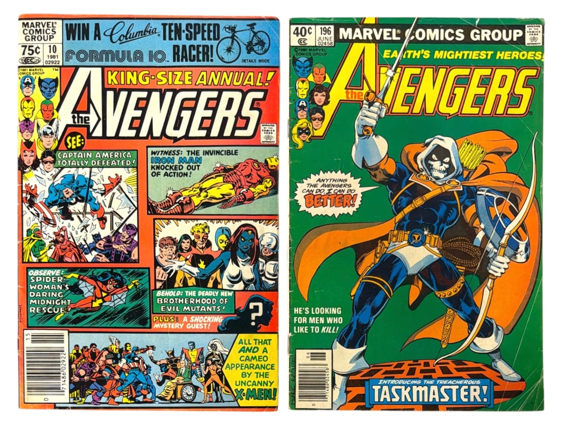 Marvels The Avengers Series Comic Books | No. 10 and 196 (1 of 3)