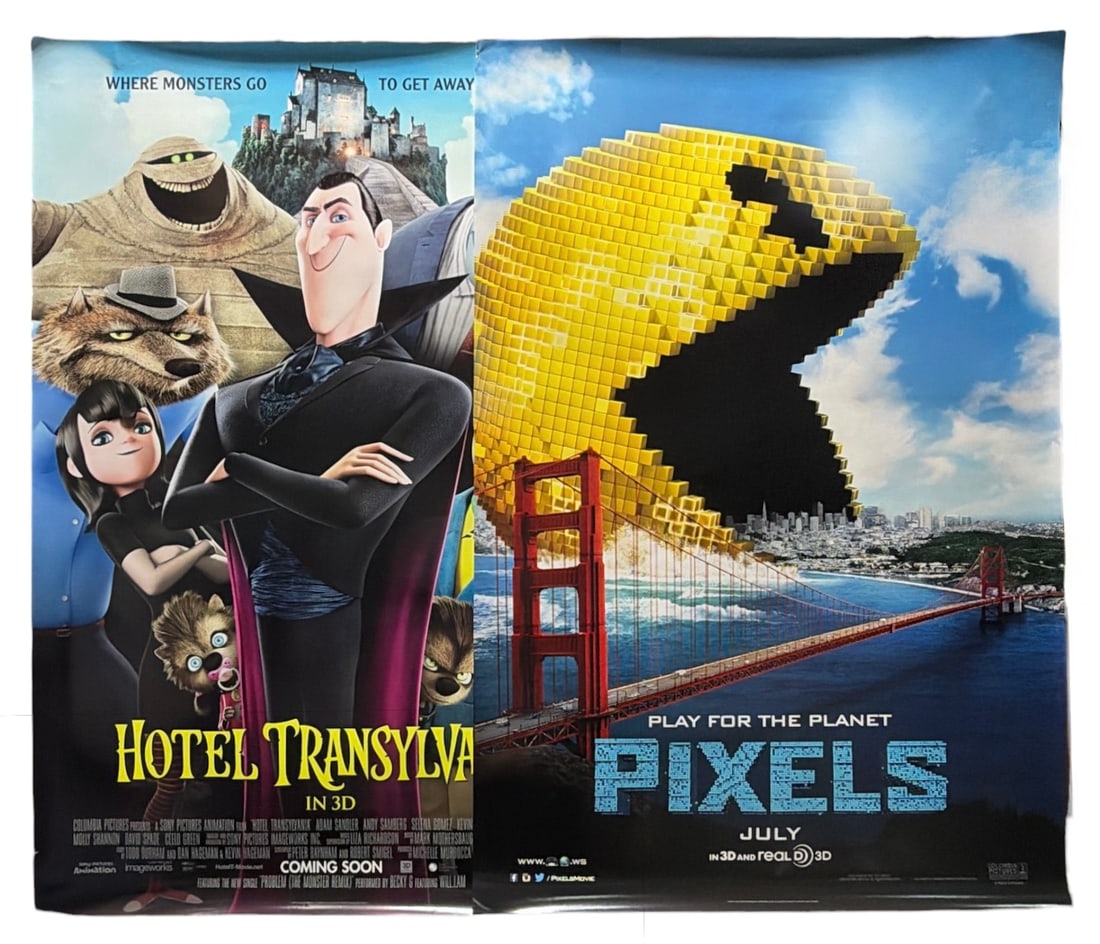 Movie Poster Collection | Pixels and Hotel Transylvania (1 of 3)