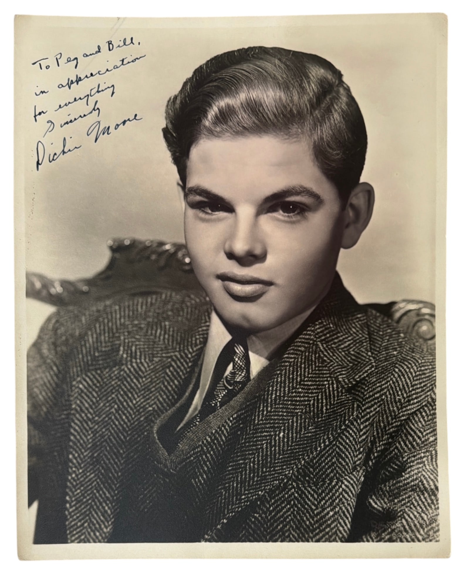 SINGED Photo of Dickie Moore | no coa: SINGED Photo of Dickie Moore | no coa
