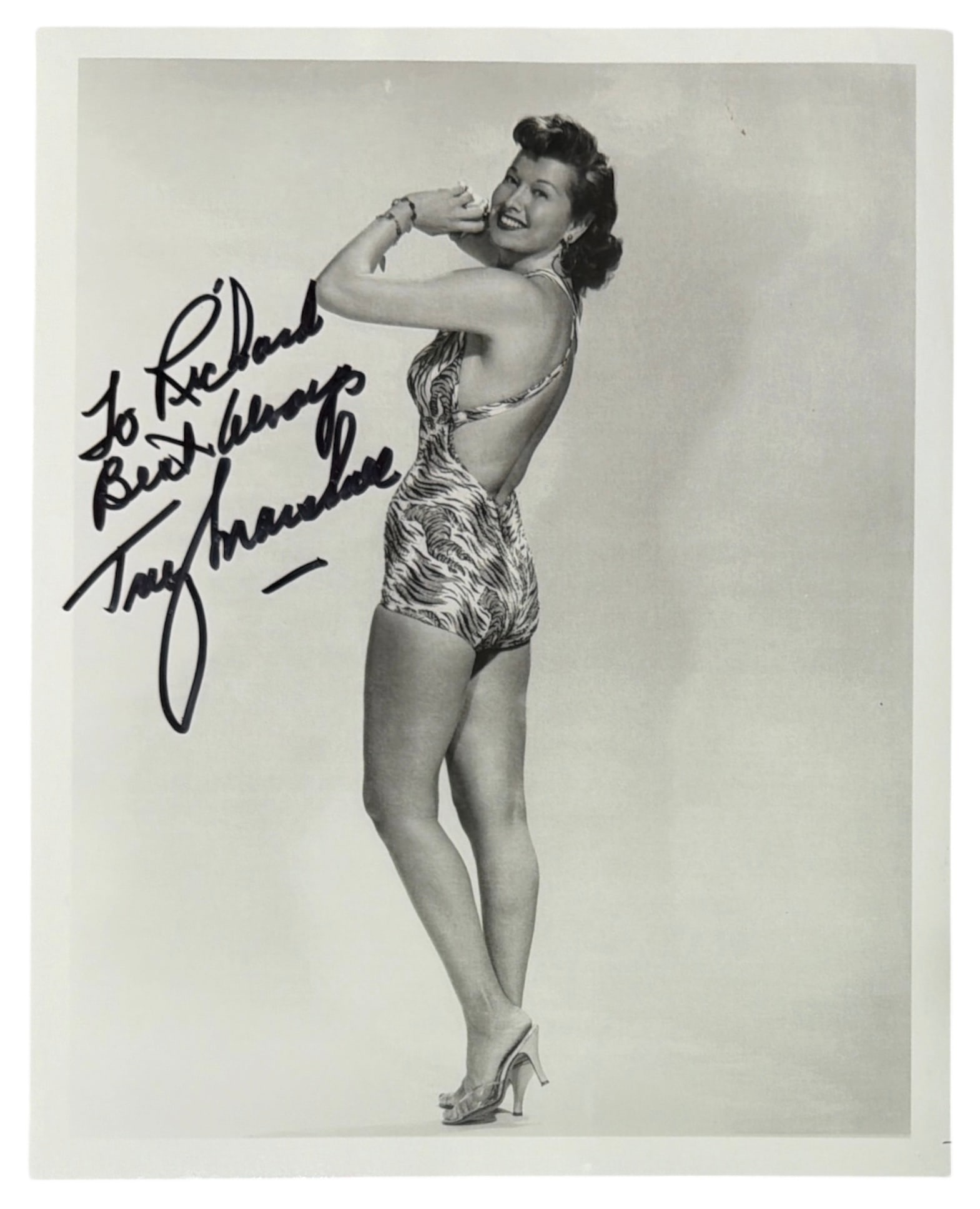 SINGED Photo of Ann Rutherford | no coa: SINGED Photo of Ann Rutherford | no coa