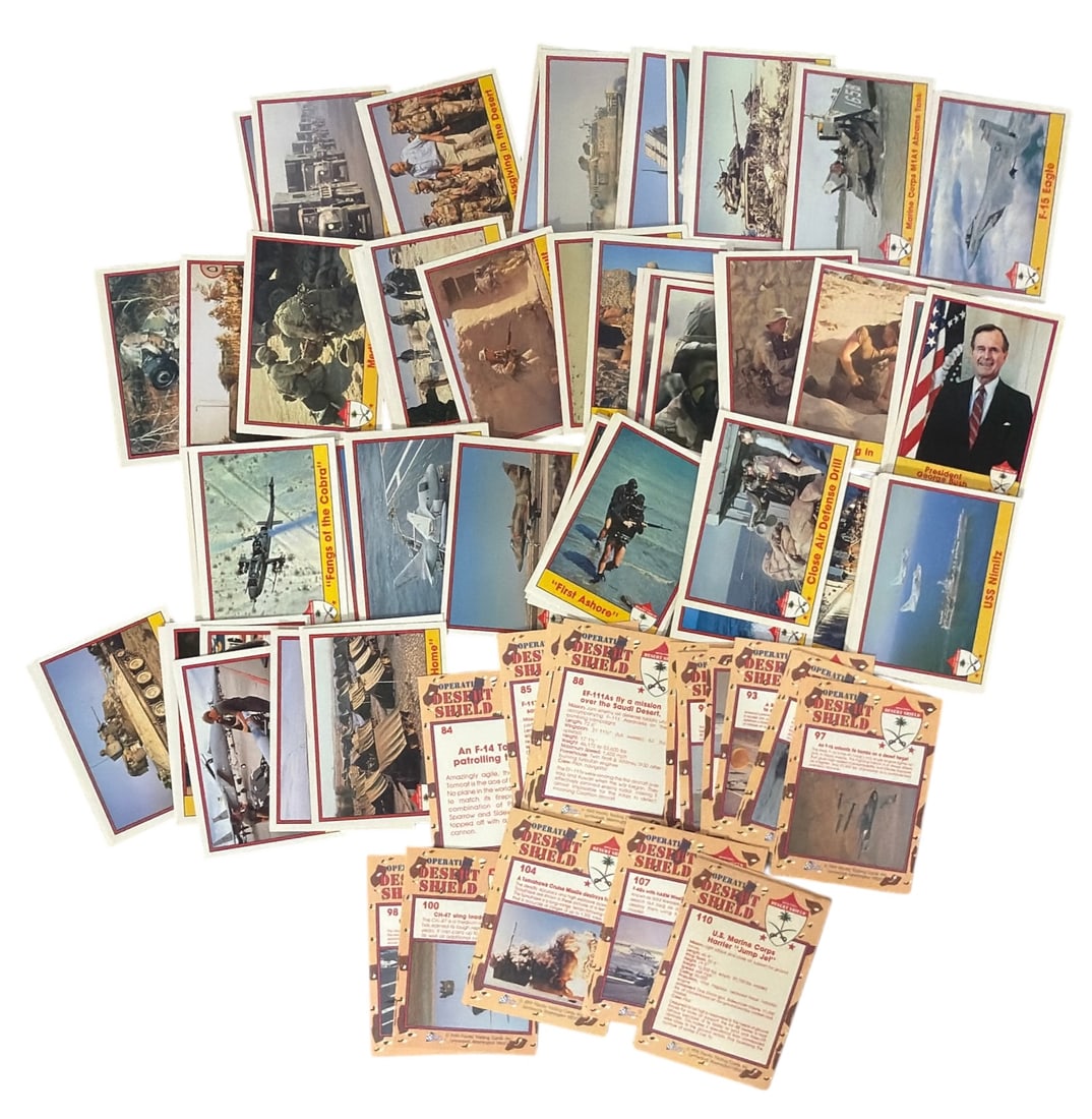 1991 Operation Desert Storm Trading Card Collection (1 of 1)