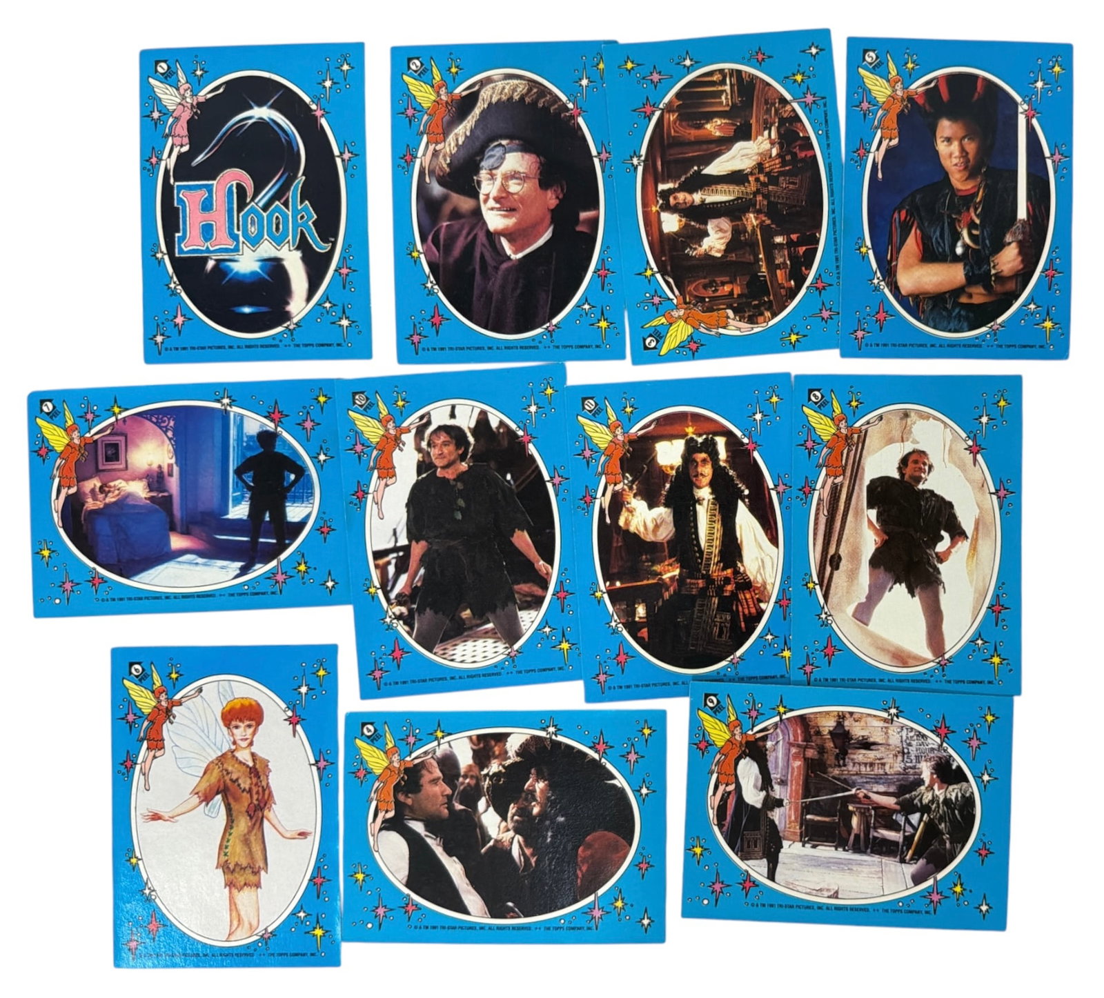 1991 Topps Hook Movie Stickers trading Card Collection (1 of 2)