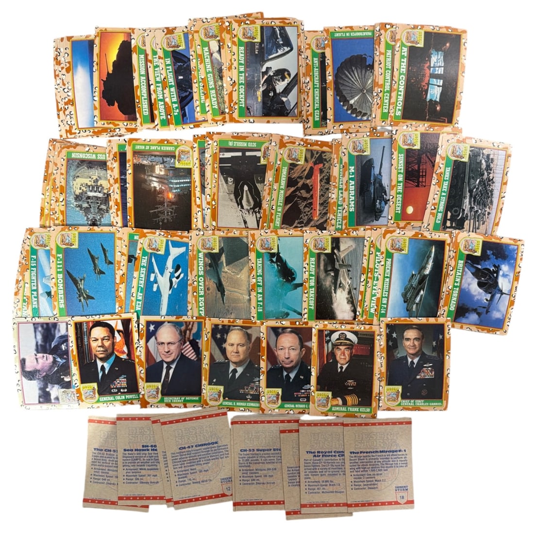 1991 Topps Desert Storm Trading Cards and Stickers: 1991 Topps Desert Storm Trading Cards and Stickers