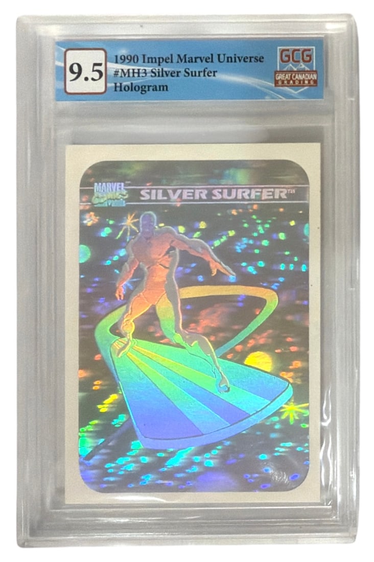 1990 Impel Marvel Universe Silver Surfer HOLO | No. MH3 | Graded 9.5 (1 of 2)