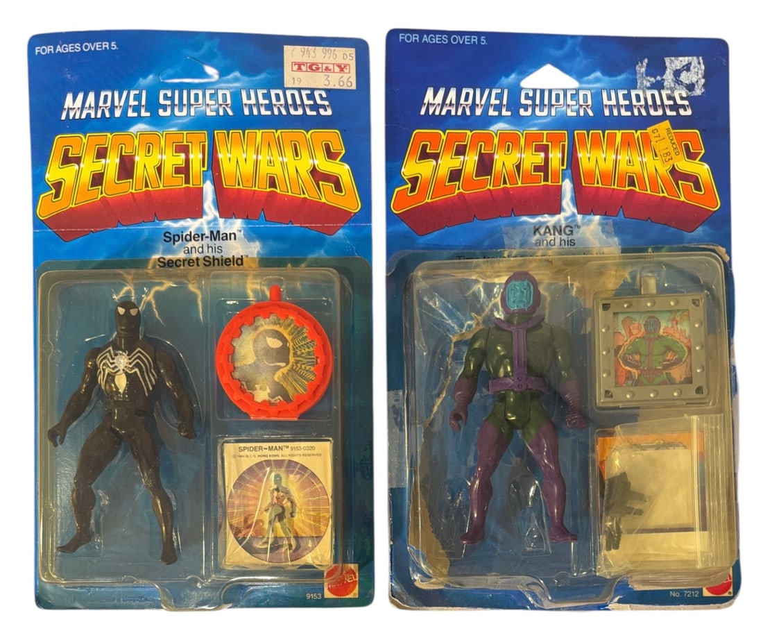 1984 Mattel Marvel Super Heroes Secret Wars Action Figures | Spider Man and Kang the Conqueror (1 of 2)