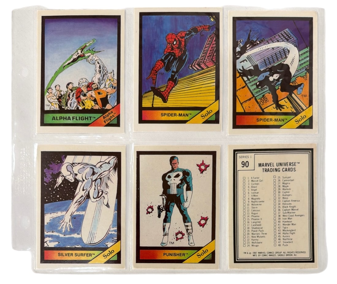1990 Marvel Universe Series 1 Trading Cards By Impel: 1990 Marvel Universe Series 1 Trading Cards By Impel