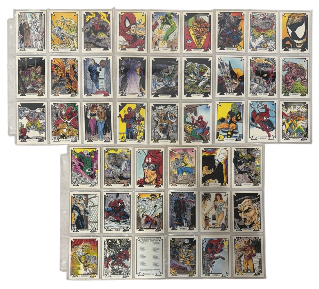 1990 Todd McFarlane Spider Man Trading Cards By Comic Images (1 of 2)