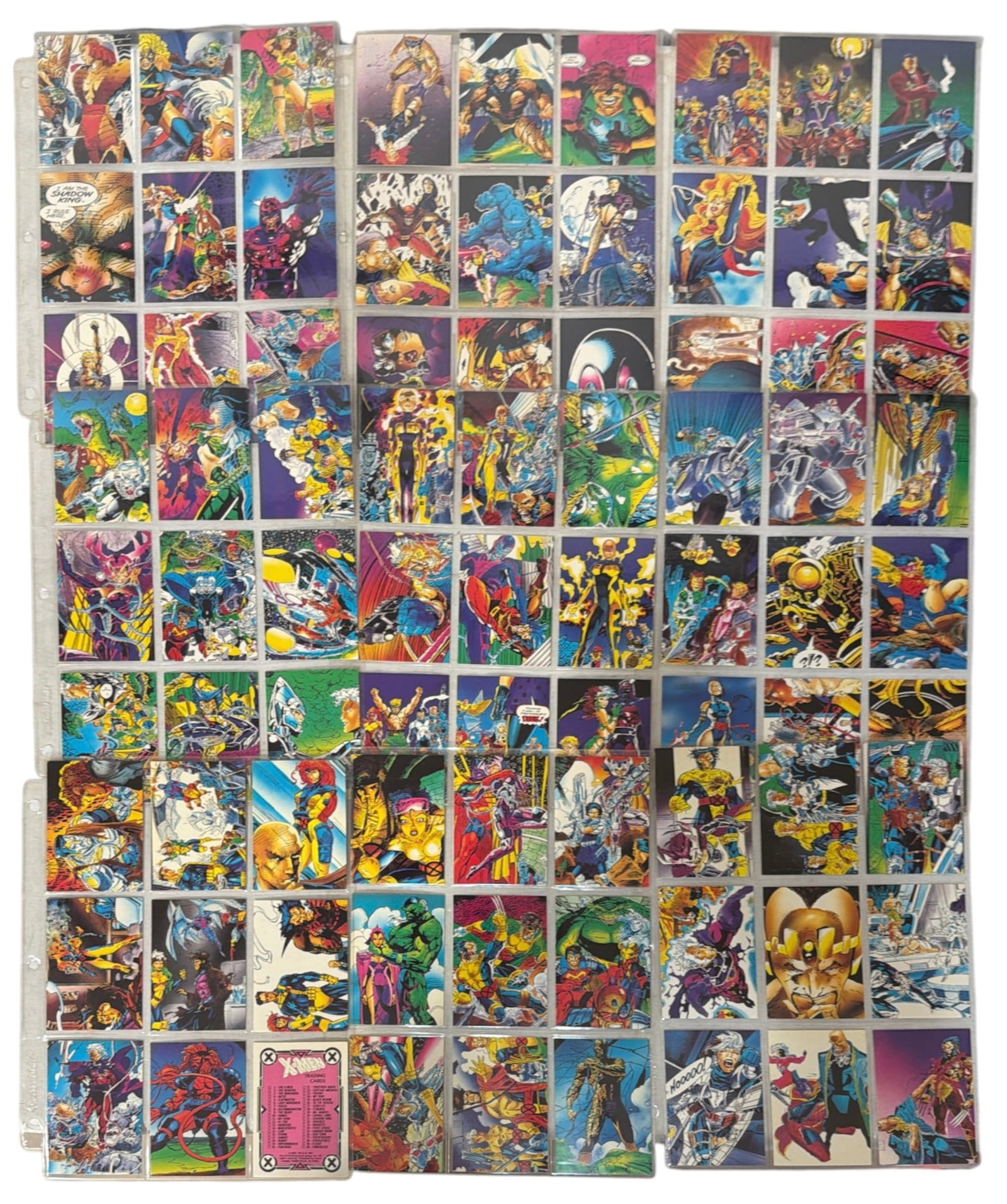 1991 Marvel X Men Trading Cards Featuring Artwork By Jim Lee: 1991 Marvel X Men Trading Cards Featuring Artwork By Jim Lee