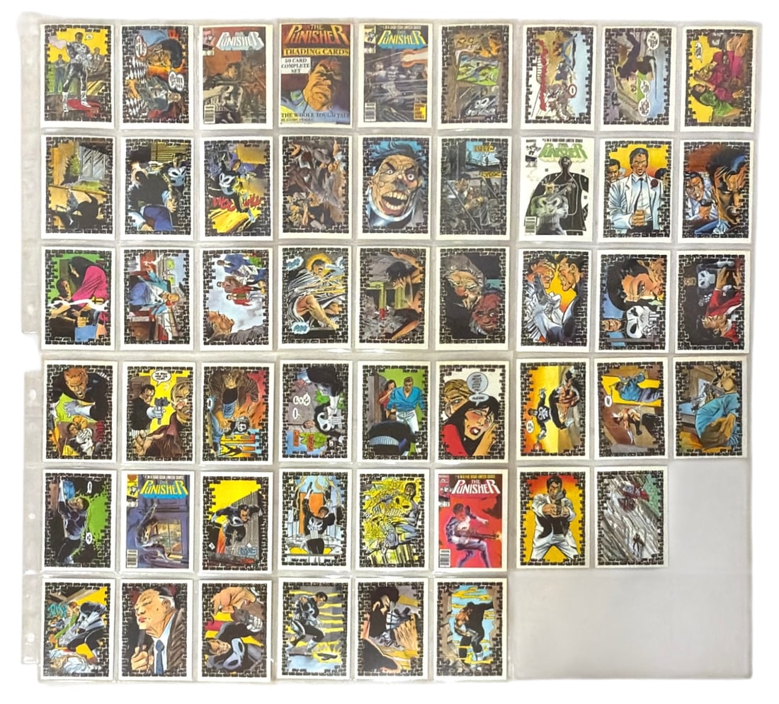 1988 Marvel The Punisher Trading Cards By Comic Images: 1988 Marvel The Punisher Trading Cards By Comic Images