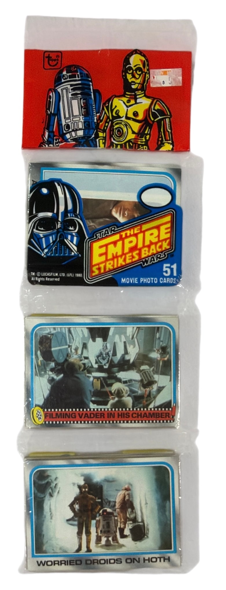 1980 Topps Star Wars The Empire Strikes Back Unopened Rack Pack (1 of 2)