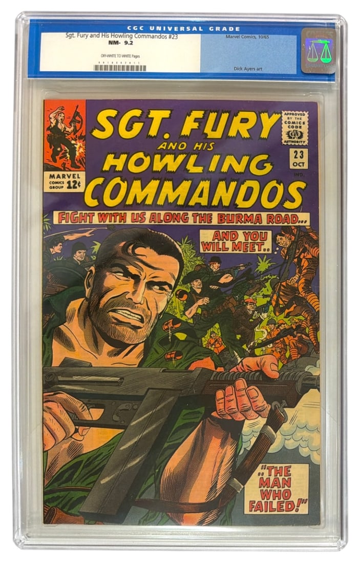 Marvel Comics Sgt. Fury and His Howling Commandos | No. 23 | Graded 9.2 (1 of 2)