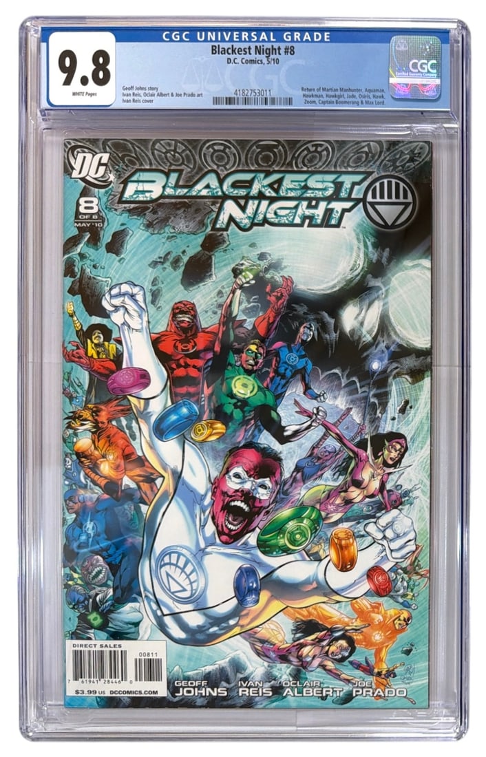 DC Comics Blackest Night | No. 8 | Graded 9.8: DC Comics Blackest Night | No. 8 | Graded 9.8